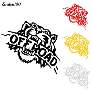 สติกเกอร์สะท้อนแสง พิมพ์ลายตัวอักษร Emden Tiger OFF ROAD มีกาวในตัว สําหรับติดตกแต่งรถยนต์