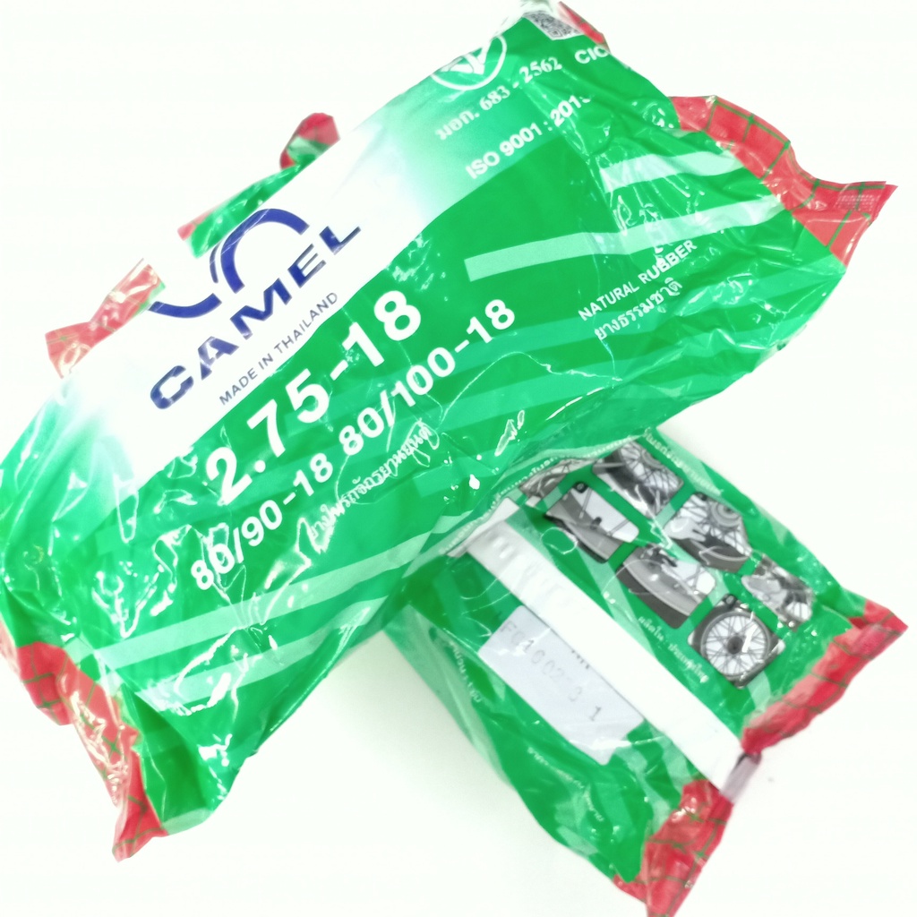 CAMEL ยางใน 2.75-18 , 80/90-18 , 80/100-18 ของแท้ ยางใหม่ ส่งตรงจากโรงงาน ได้มาตรฐาน อะไหล่พร้อมเปลี่ยน ราคาสุดคุ้ม