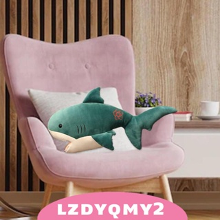 [Lzdyqmy2] หมอนตุ๊กตาฉลามน่ารัก สําหรับตกแต่งบ้าน ของขวัญวันเกิด