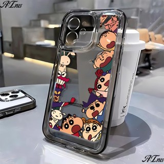 ใหม่ เคสโทรศัพท์มือถือแบบนิ่ม ลายการ์ตูนชินจัง สําหรับ Iphone 8 7 11 12 14Promax 13 CKCF