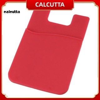 [calcutta] เคสซิลิโคน สีพื้น สําหรับเก็บบัตรเครดิต หูฟัง โทรศัพท์