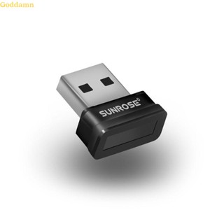 Godd เครื่องอ่านลายนิ้วมือ USB 360° อุปกรณ์จับคู่คีย์ เพื่อความปลอดภัย สําหรับ Windo