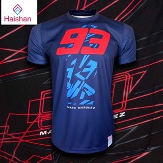 เสื้อยืด พิมพ์ลาย Marc Má rquez MotoGP Marc Marquez 93 # MG0091 ไซซ์ S-5XL