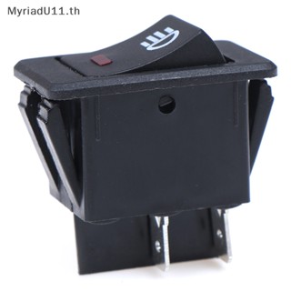 Myriadu สวิตช์ไฟตัดหมอก LED 12V 35A 4Pin สีแดง สําหรับรถยนต์