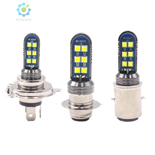 หลอดไฟหน้า LED 1080LM 6000K 12 SMD สําหรับรถจักรยานยนต์ [Hidduck.th]