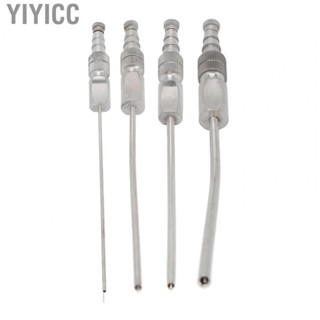 Yiyicc Dental Aspirator Suction Tube Stainless Steel Surgical