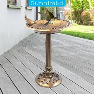 [Sunnimix1] รูปปั้นนกอาบน้ํา ของขวัญ สําหรับคนรักนก