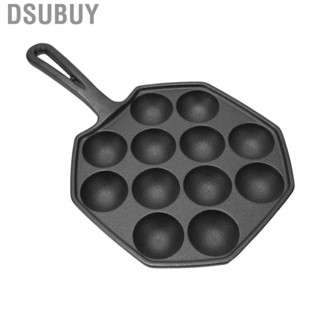 Dsubuy Takoyaki Maker Skillet  Stain Resistant Octopus Meatballs Frying Pan for Kitchen