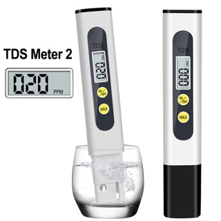 Tds ปากกาทดสอบคุณภาพ LCD ระยะวัด 0-9990 PPM สําหรับโรงพยาบาล โรงพยาบาล สระว่ายน้ํา