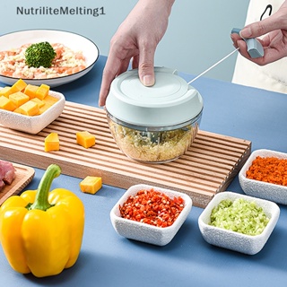 [NutriliteMelting1] เครื่องบดเนื้อ กระเทียม ผัก แบบใช้มือกด สําหรับห้องครัว