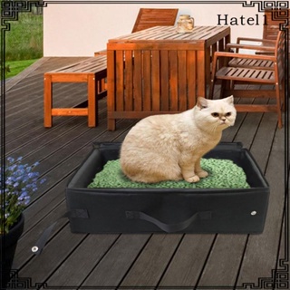 [Hatel] Cat Toilet, Cat Litter Box, Kitten Toilet Cat Litter Container, Lightweight Pet Litter Tray Cat Litter Tray for Training, Outdoor Travel Kitten