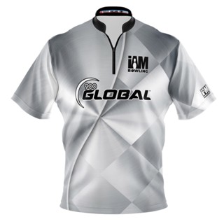 เสื้อโปโล 3D พิมพ์ลายโบว์ลิ่ง 900 Global DS 1553-9G