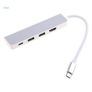 Char อะแดปเตอร์ฮับ USB Type C 4K รองรับโหมด Dex USB-C