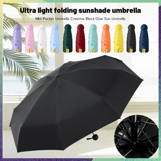 ร่มพับได้ขนาดเล็ก Pocket Rain Umbrella Anti Uv Parasol แบบพกพาน้ำหนักเบาผู้หญิงผู้ชายม่านบังแดดร่มอัตโนมัติสำหรับการเดินทาง