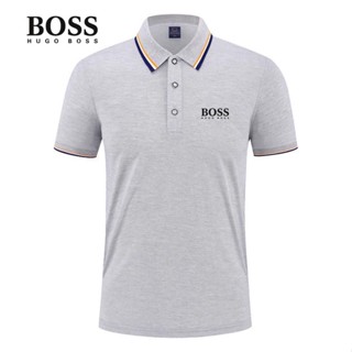 เสื้อโปโล BOSS สวมใส่สบาย แฟชั่นคู่รัก