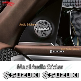 【ข้อเสนอเวลาจํากัด】สติกเกอร์เครื่องเสียง 3d อลูมิเนียม โลหะ สําหรับ Suzuki Swift Sport Xl7 Vitara Jimny S-cross Sx4 Presso Ciaz Ertiga Celerio