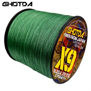 Ghotda สายเอ็นตกปลา PE 8+1 ทนทาน 9 เส้น ยาว 500 ม.