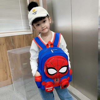 เด็กอนุบาลกระเป๋าการ์ตูนกระเป๋าเป้สะพายหลังกระเป๋าเด็กวัยหัดเดิน Spiderman Hello Kitty Bagสำหรับเด็กชายและเด็กหญิง