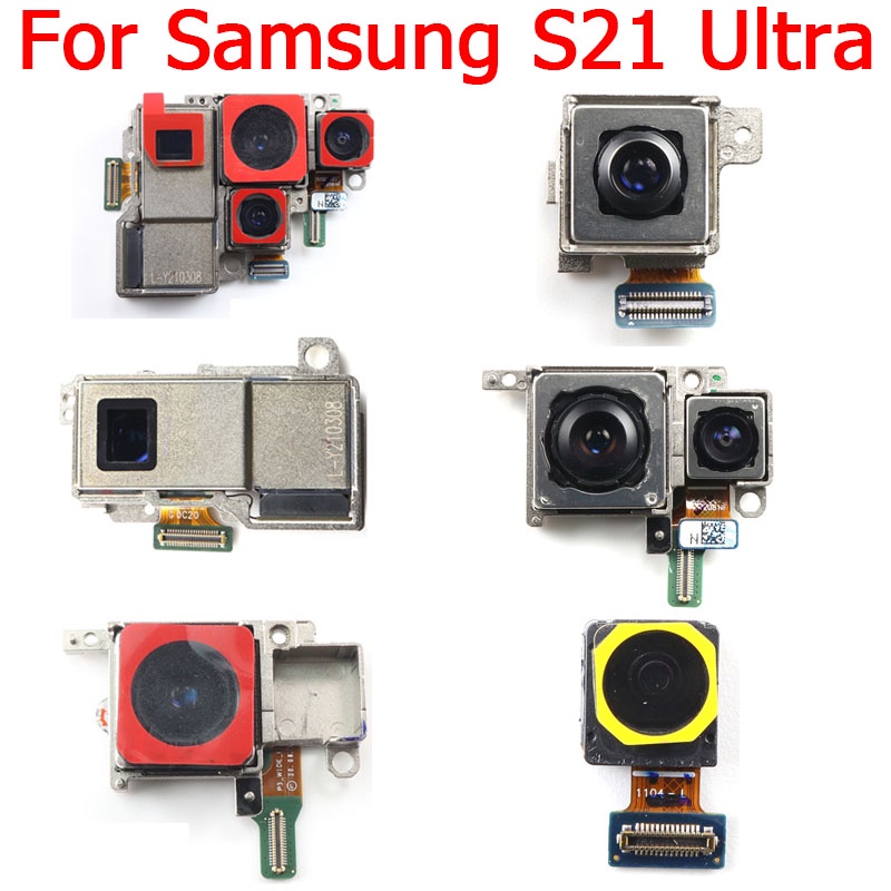 กล้องด้านหลังต้นฉบับสําหรับ Samsung Galaxy S21 Ultra 5G G998B G998U G988 โมดูล