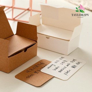 Taylor2pv โปสการ์ดเปล่า แฮนด์เมด DIY สําหรับโรงเรียน