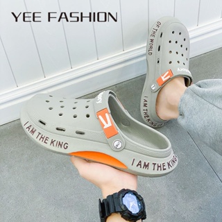 YEE Fashion Yee Fashion รองเท้าแตะชาย รองเท้าแตะหูหนีบผู้ชาย รองเท้าแตะเท่ๆ ใส่เดินสบาย 31Z071710 Stylish Korean Style ins Beautiful D24E01S 37Z230910