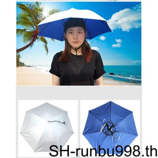 (runbu) หมวกร่ม แบบพับได้ สําหรับตกปลา ตั้งแคมป์กลางแจ้ง
