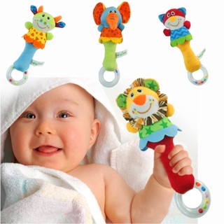 Babyfans กระดิ่งเขย่าแล้วมีเสียง รูปสัตว์น่ารัก ของเล่นสําหรับเด็กทารกแรกเกิด