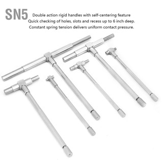 SN5 6 ชิ้น/เซ็ต Telescopic Gauge 8-150 มม.เส้นผ่านศูนย์กลางภายในเกจวัดไมโครมิเตอร์เครื่องมือวัด