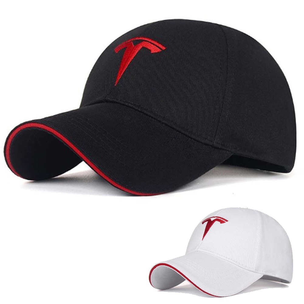 เหมาะสําหรับ tesla tesla รุ่น 3 XS Cap Baseball Cap Sports Sun Protection Hat Travel Cap