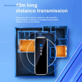 [ElectronicMall01.th] ชุดไมโครโฟนไร้สาย ลดเสียงรบกวน 1 เป็น 2 สําหรับวิดีโอ