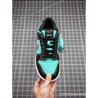 Quye SB Dunk เบส "Diamond Supply Co. Tiffany" เทนนิสสมัยใหม่ สําหรับผู้ชาย และผู้หญิง