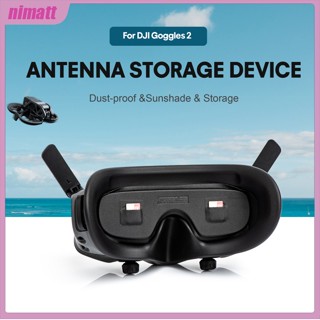 Ni บอร์ดป้องกันเลนส์ หนัง PU กันรอยขีดข่วน อุปกรณ์เสริม สําหรับโดรน Dji Avata Goggles 2