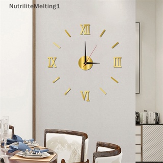 [NutriliteMelting1] สติกเกอร์นาฬิกาดิจิทัล อะคริลิค ไร้กรอบ เรืองแสง 3D DIY สําหรับติดตกแต่งผนังบ้าน ห้องนั่งเล่น ห้องนอน ออฟฟิศ [TH]