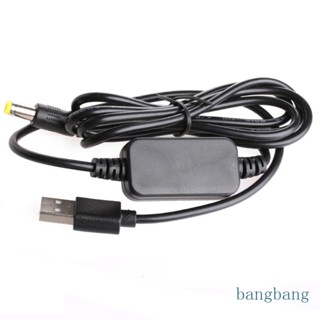 Bang สายเคเบิลแปลง DC-DC USB 5V เป็น 9V 12V สําหรับแจ็ค DC 5 5 มม. X2 1 มม.