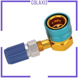 [Colaxi2] อะแดปเตอร์เชื่อมต่อ R134A R1234yf 90 องศา 1/4SAE R1234yf ทนทาน สําหรับระบบ