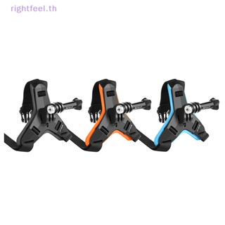 Rightfeel.th ใหม่ ขาตั้งกล้องติดหมวกกันน็อคหน้ารถมอเตอร์ไซค์ อุปกรณ์เสริม สําหรับ DJI Osmo Action Insta360