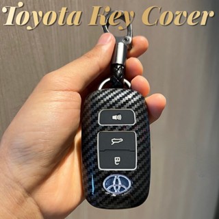 เคสรีโมทรถ New Toyota Yaris ATIV 2023 Veloz 2022 เคสหุ้มหนังคุณภาพดี สามารถดึงกุญแจในรีโมทได้ กันรอยใสปุ่มกด ใช้งานง่าย