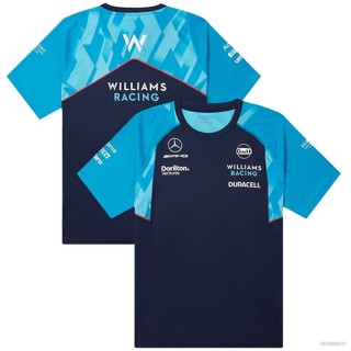 เสื้อยืดแขนสั้นลําลอง พิมพ์ลายทีม Williams HQ7 2023 F1 พลัสไซซ์ QH7