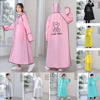 【ในการจัดส่ง】เสื้อกันฝน Cape เสื้อกันฝนผู้ใหญ่มีฮู้ดเสื้อกันฝนจักรยาน Poncho Unisex