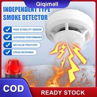 【ราคาต่ำสุด】Smoke Alarm 85DB Smoke Detector Sensor fire sensor alarm home safety &amp;#39;QIQI