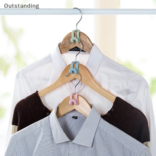 Outstanding ใหม่ ตะขอแขวนเสื้อโค้ท ขนาดเล็ก ประหยัดพื้นที่ สําหรับตู้เสื้อผ้า 5 ชิ้น