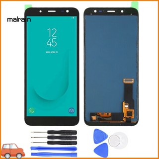 [Ma] หน้าจอสัมผัสดิจิไทเซอร์ LCD สําหรับ Samsung Galaxy J6 2018 SM-J600DS J600FN J600G