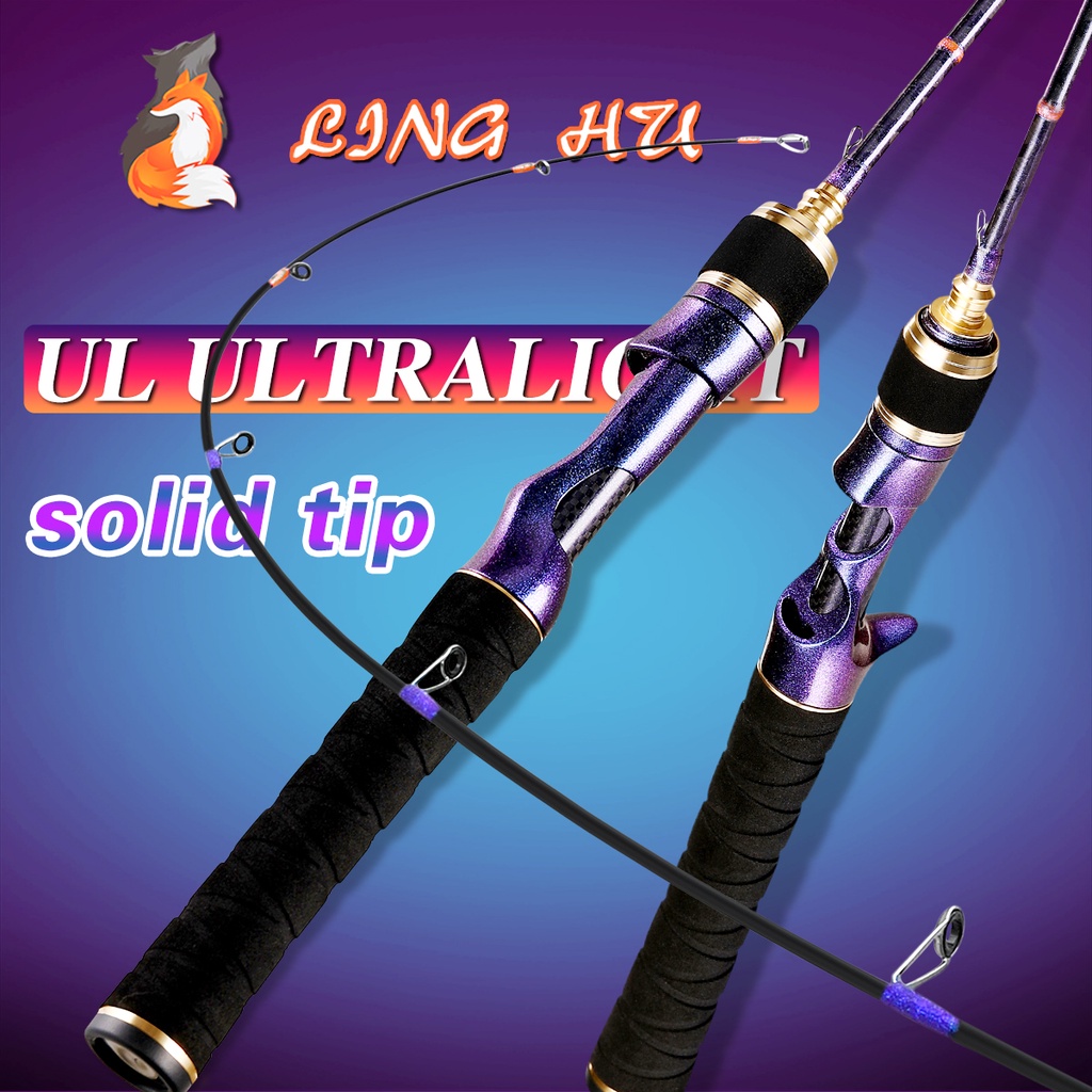 【NYA】คันเบ็ดตกปลา Ul น้ําหนักเบาพิเศษ ยืดหดได้ 1-8 กรัม 2-7lb 1.38 เมตร 1.5 เมตร 1.68 เมตร 1.8 เมตร