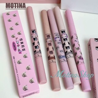 [สินค้าใหม่] Hualolia Monster Beautiful Lily ดินสอเขียนคิ้ว แบบสองหัว กันน้ํา สีน้ําตาลธรรมชาติ 2 in 1