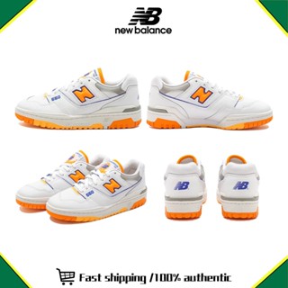 NEW BALANCE 550 NB 550 BB550 รองเท้า 💯 รองเท้าผ้าใบ BB550WTO White yellow