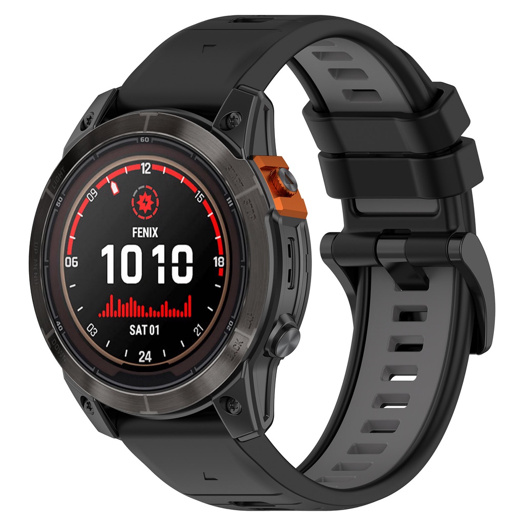 สายนาฬิกาข้อมือซิลิโคน สําหรับ Garmin Enduro 2 Tactix 7 Pro Fenix 7 Pro 7X 6 6X 5X Plus 26 มม. 22 มม.