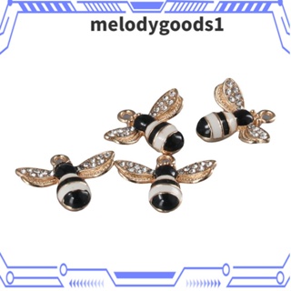 MELODYGOODS1 จี้รูปผึ้ง ขนาด 21x18 มม. สําหรับทําเครื่องประดับ งานฝีมือ 40 ชิ้น