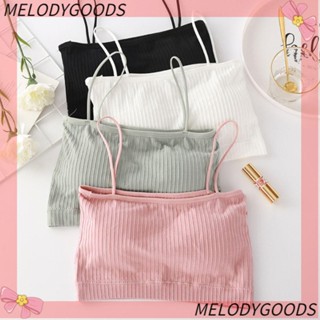 Melodg Tube Top Thread Bralette ชุดชั้นใน ไร้รอยต่อ มองไม่เห็น ชุดชั้นใน