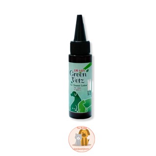 Green Vetz Ear Cleaner 50 ml. หยอดหู ป้องกันไรในหู ดับกลิ่นหู ล้างหู น้ำยาล้างหู ฆ่าไร ในหู สุนัข แมว สูตรสมุนไพรไทย