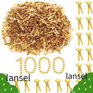 LANSEL ตัวยึดกระดาษทองเหลือง สีทอง 15 มม. 1000 ชิ้น